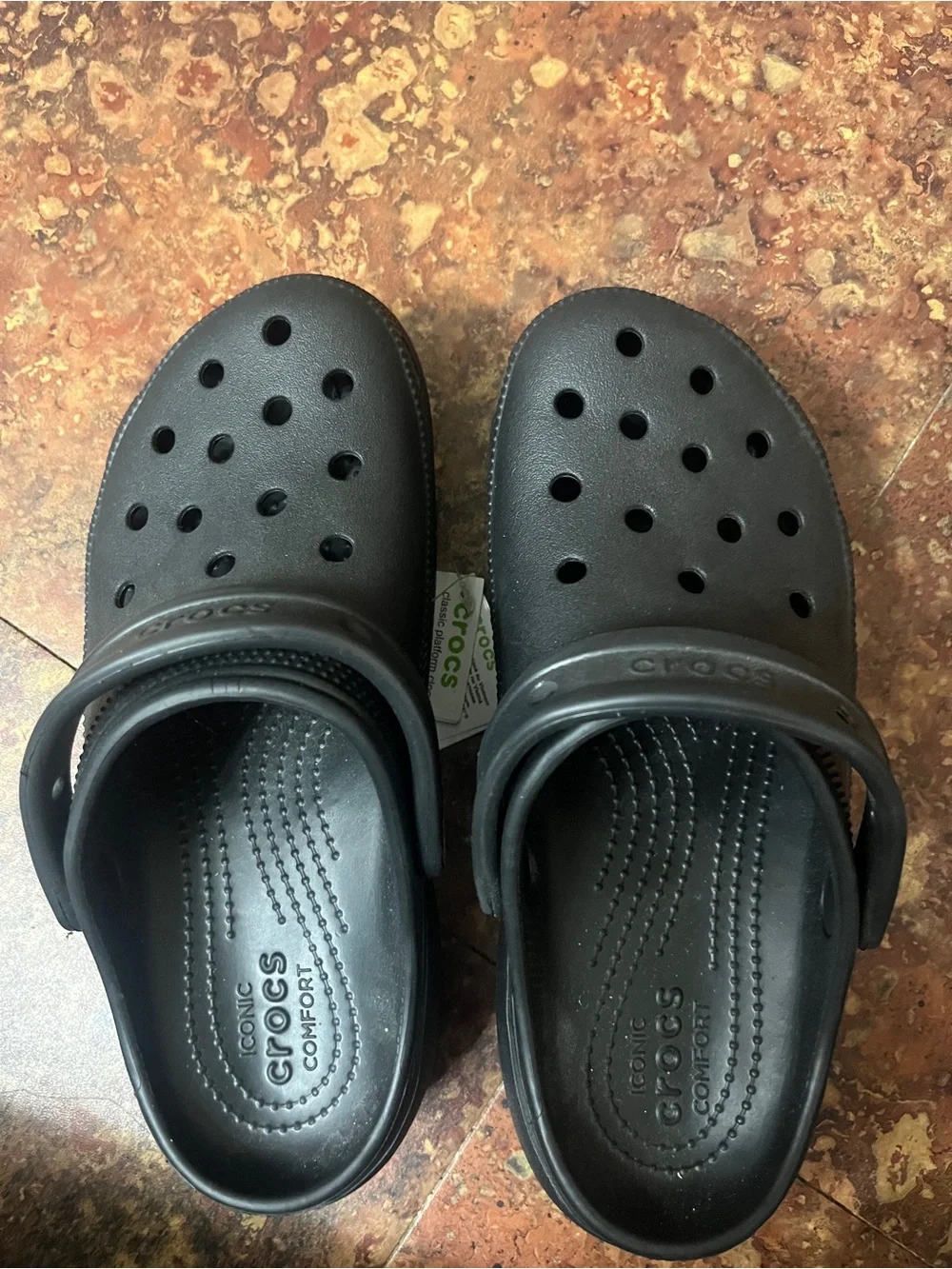 CROCS Platform Clog - Black